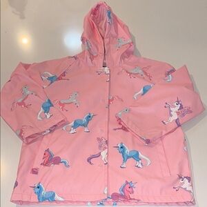 Kids Unicorn Raincoat - Pink and Blue
